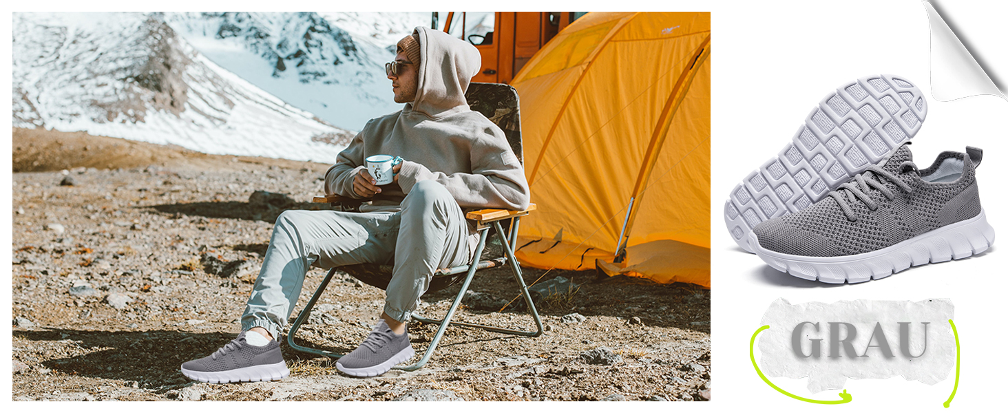 Чоловічі кросівки Damyuan: спортивні, для бігу, туризму, тенісу та фітнесу, розмір 43 EU, чорний колір