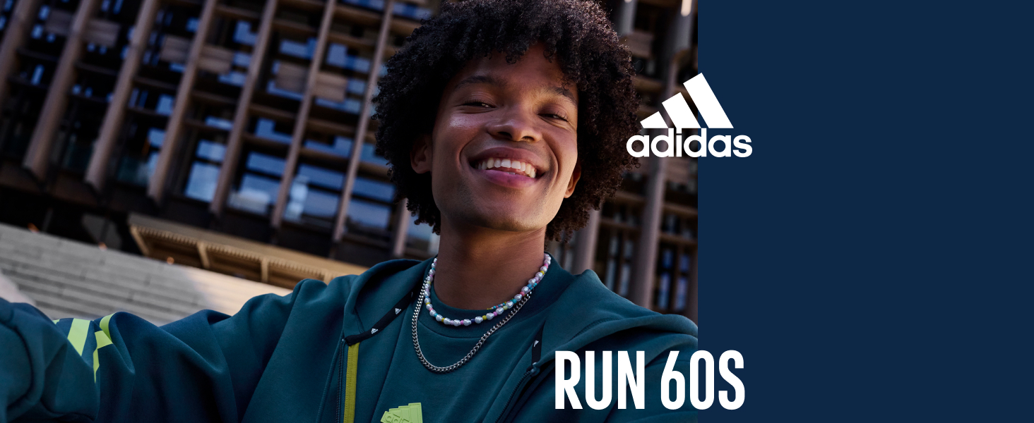 Чоловічі кросівки Adidas Run 60s 4.0 білі/чорні JR6622, розмір 43 1/3 EU
