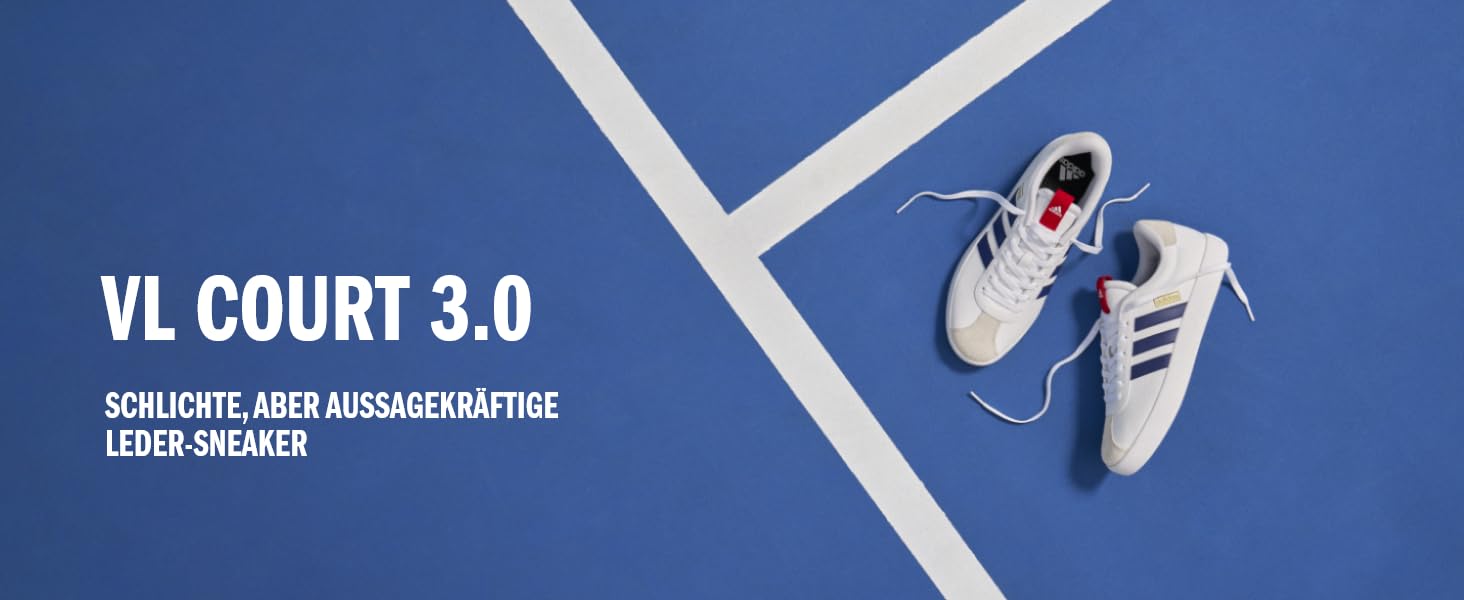 Дитячі фітнес-кеди Adidas VL Court 2.0 (30.5 EU, чорний/білий/чорний)