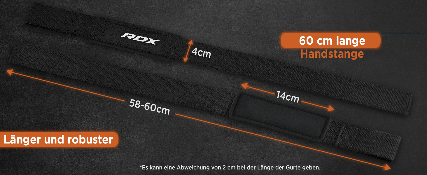 Ремінь для важкої атлетики RDX Zughilfen: Професійний аксесуар для тренувань, пауерліфтингу та бодібілдингу (60 см, 5 мм)
