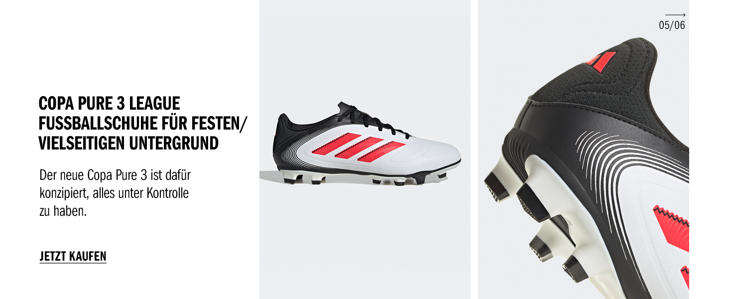 Дитячі футбольні бутси adidas Copa Pure III Club FG/MG, 35 EU, чорний/білий/лимонний, унісекс