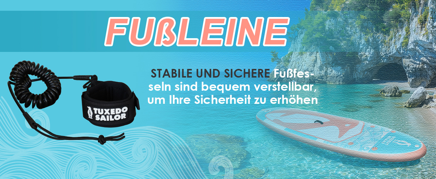 Надувне SUP-борд Tuxedo Sailor з аксесуарами, для дорослих та підлітків, блакитний та жовтий (блакитний та рожевий)