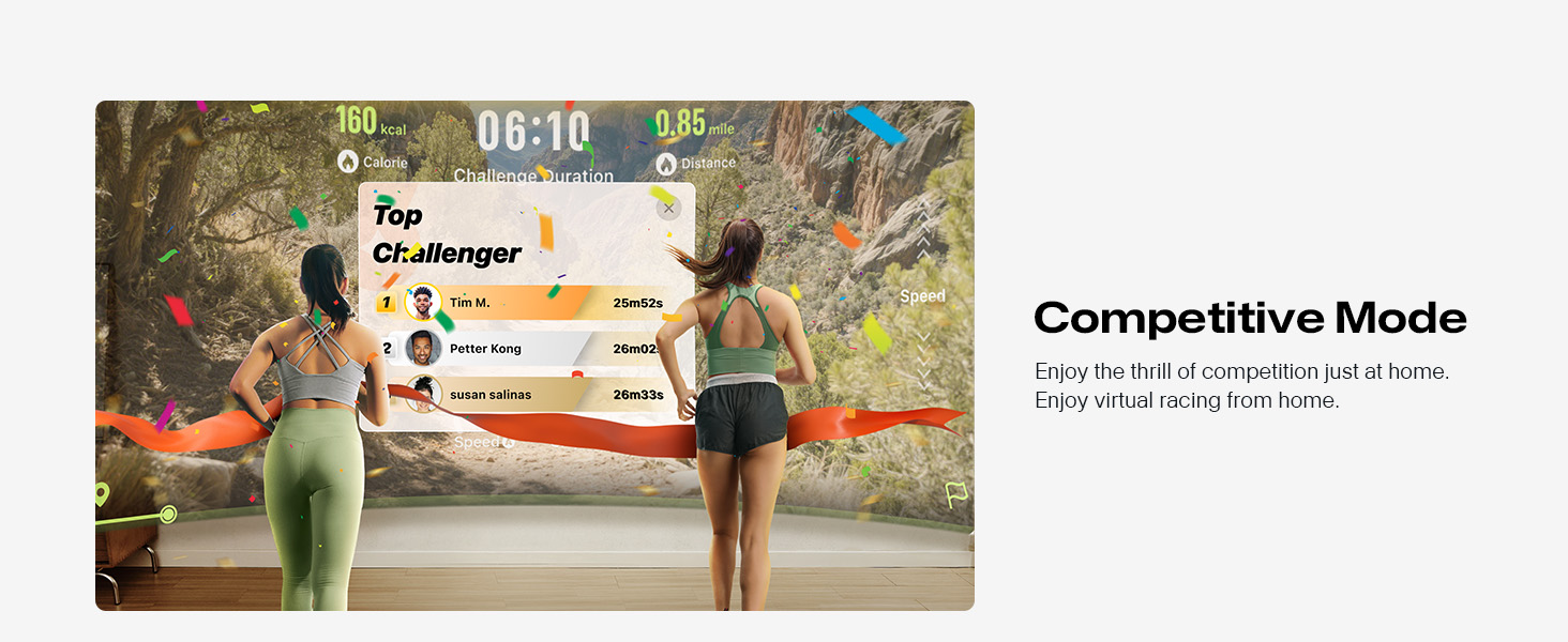 UREVO Smart Walking Pad: компактний біговий килимок під стіл з амортизацією, керування через додаток та пультом, 38x102 см