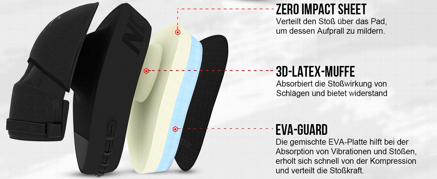 Боксерські рукавички Pratzen Rex Leder: рукавички для ударів, самозахисту, тренувань з боксу, кікбоксингу, таekwondo, Muay Thai (чорний матовий)