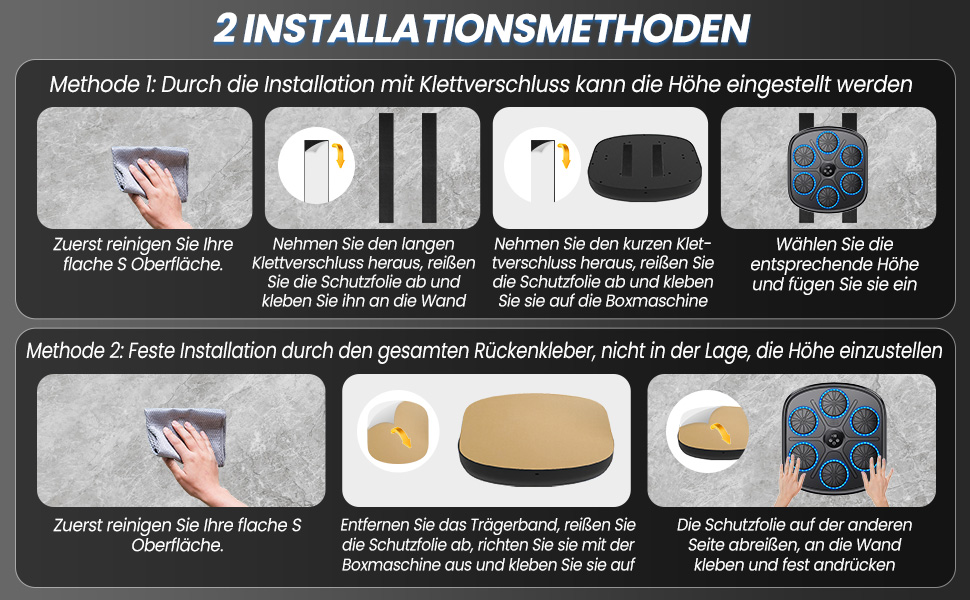 Музична боксівська машина з LED-дисплеєм, електронна боксерська тренажер для дому, 9 швидкостей, 9 режимів, Bluetooth, автоматичний підрахунок ударів, настінна ціль для дорослих та дітей