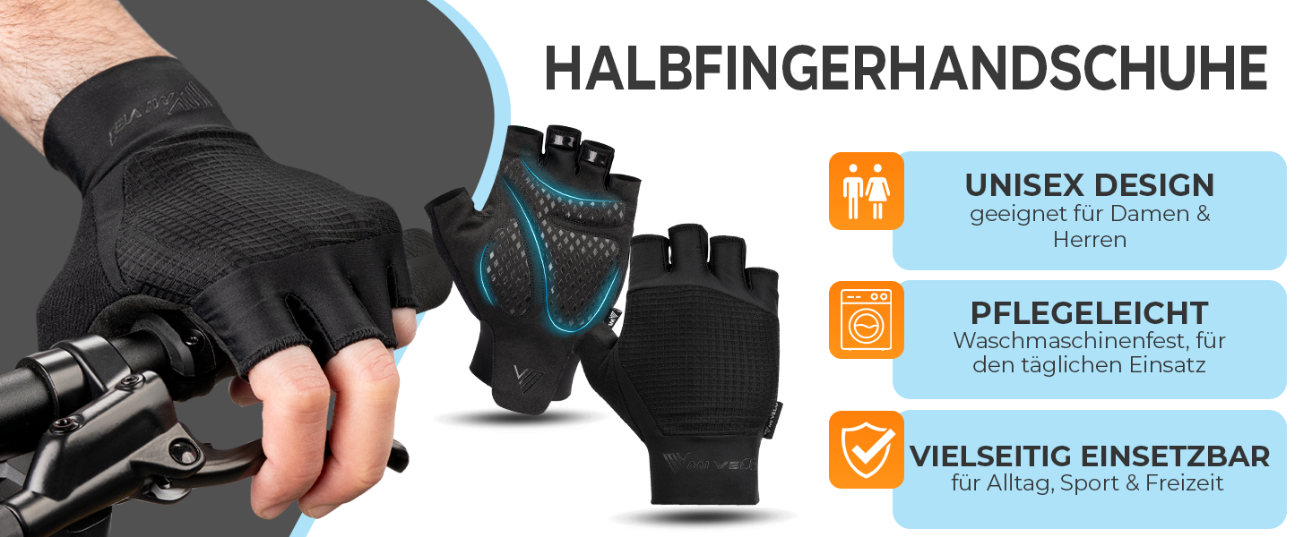 Велосипедні рукавички MIVELO для чоловіків та жінок, з підкладкою, для MTB, шосе, трекінгу, літні, короткі, легкі, неслизькі, дихаючі, XXL