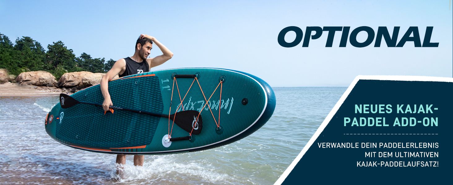 Надувні SUP-дошки InnoExpo 11' з преміум аксесуарами: стабільний дизайн, антиковзне покриття для підлітків та дорослих (футуристичний)