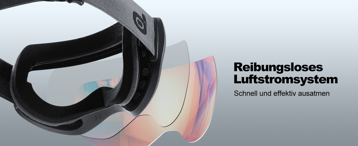 Снігові окуляри Odoland Photochromic для сонячної та похмурої погоди, Anti-Fog, захист від УФ-променів, для чоловіків та жінок, самозатемнювані, рожеві