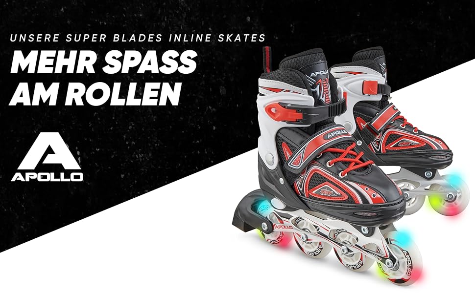 Інлайни Apollo Super Blades X Pro LED, розмір 31-34, біло-рожеві, для жінок, дітей та підлітків