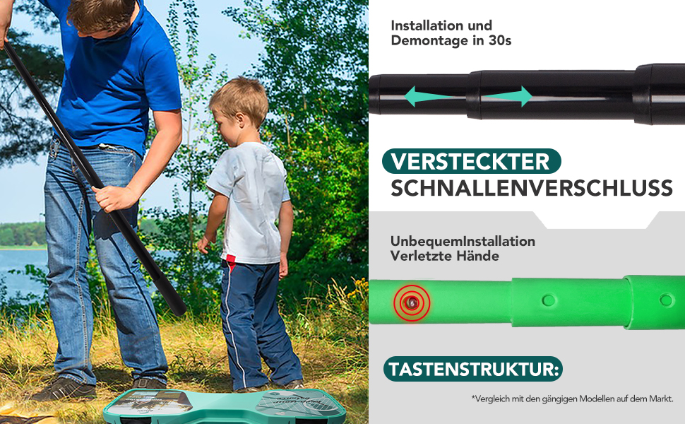 Набір для бадмінтону EasyGo: 4 ракетки, сітка, 4 волани, сумка для зберігання