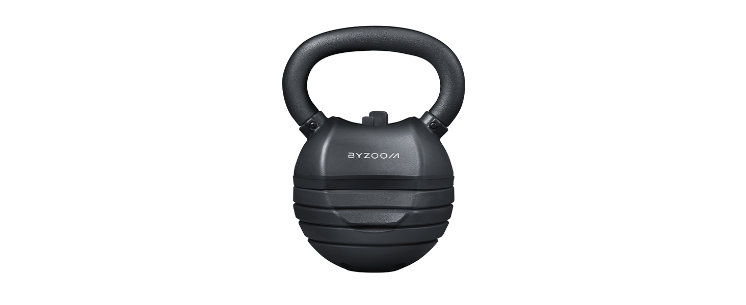 Гиря регульована BYZOOM FITNESS 18 кг, серія Pure, 5 налаштувань