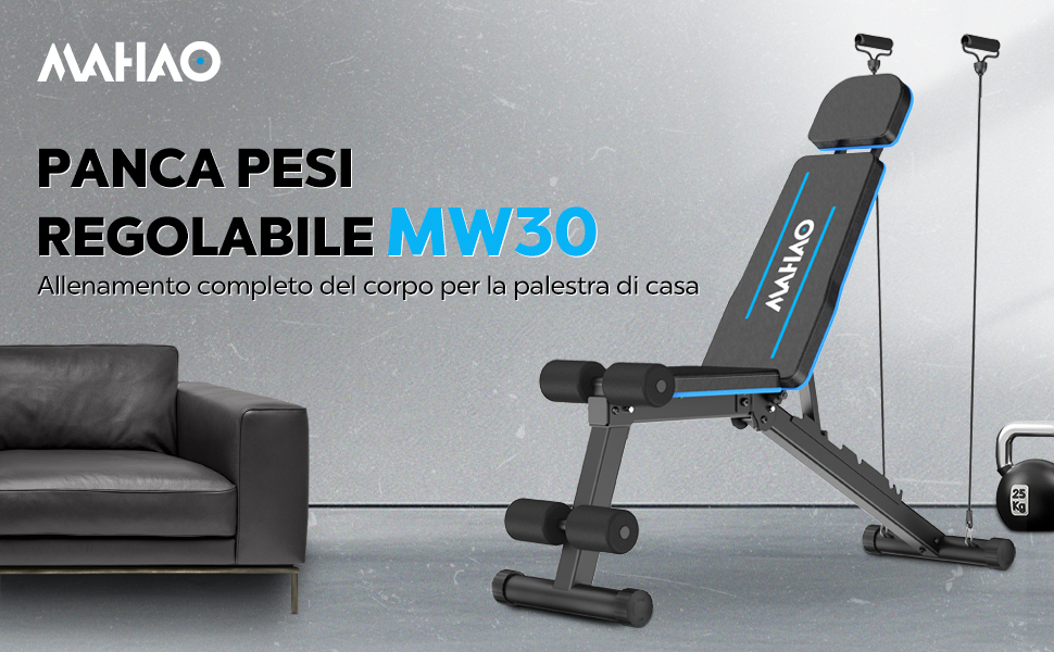 Складана тренувальна лава Hantelbank з регулюванням кута нахилу, багатофункціональна, для дому та фітнес-залу, синього кольору, 230 кг