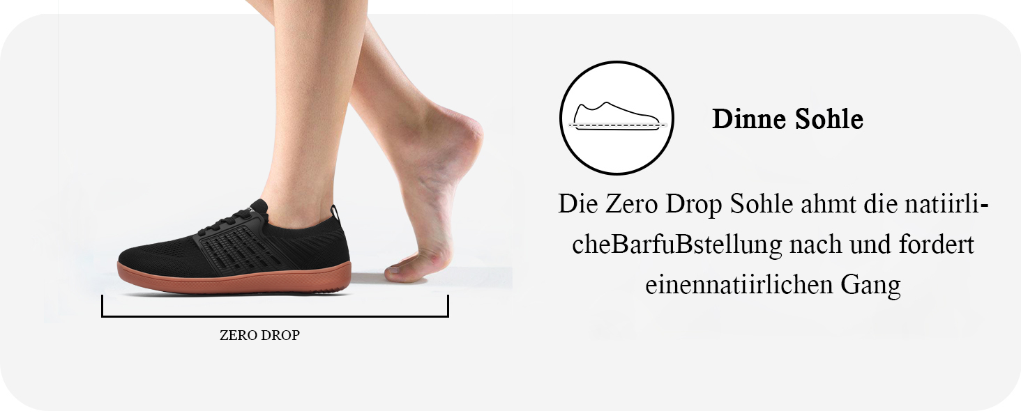 ASHION Взуття для ходьби та бігу без шкарпеток (унісекс) – широкі, для жінок та чоловіків, розмір 42 EU, колір коричневий