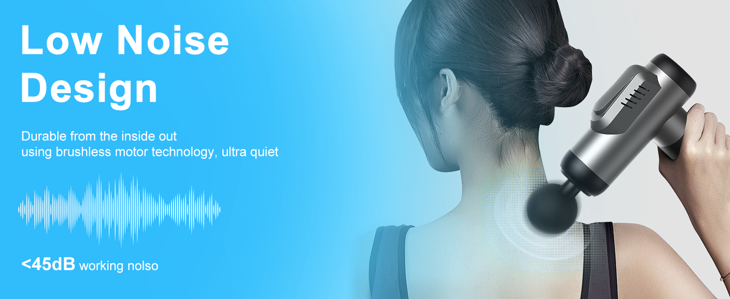 Масажер для тіла DLD Deep Tissue - професійний масаж м'язів, 8 насадок, USB-C зарядка, для дому, офісу, спорту, релаксації