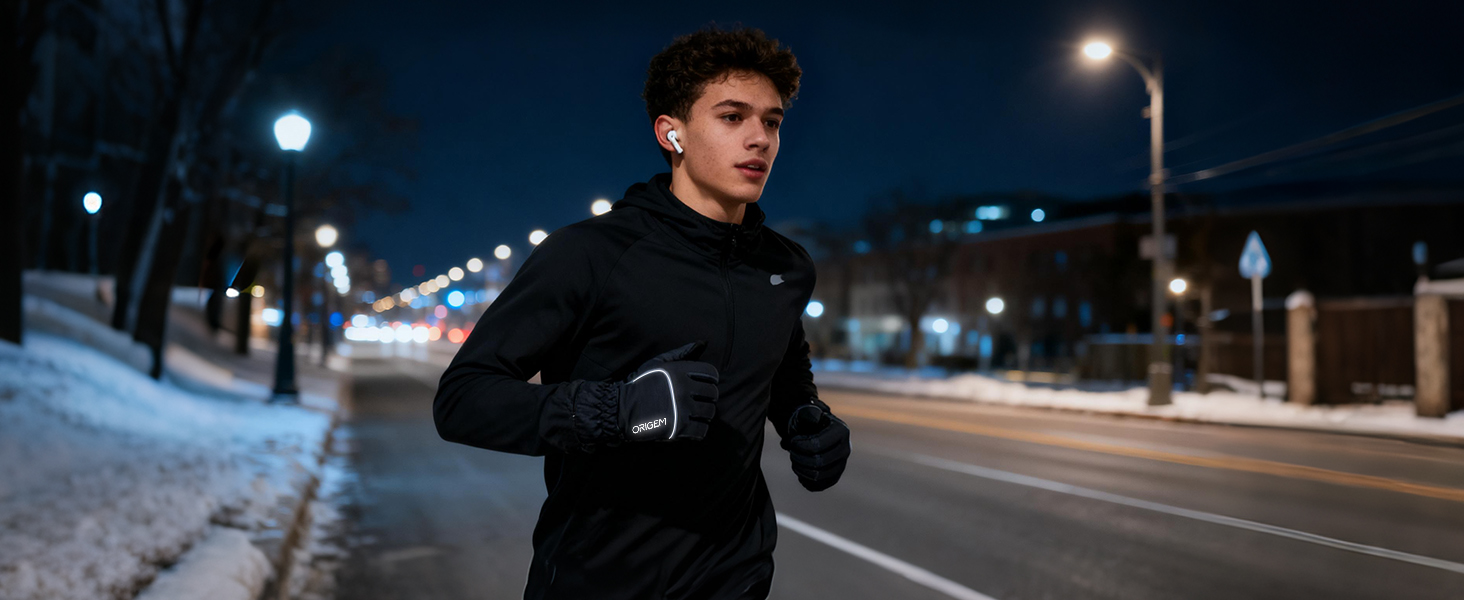 Рукавички зимові для чоловіків та жінок, велосипедні та гірськолижні, 3M Thinsulate, водонепроникні, теплі флісові з підтримкою сенсорного екрану, сірі, розмір L