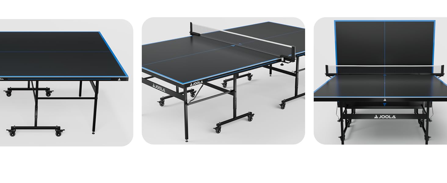 Стол для настільного тенісу JOOLA J100A OUTDOOR - професійний, розкладний, з алюмінієвою поверхнею, для гри на відкритому повітрі