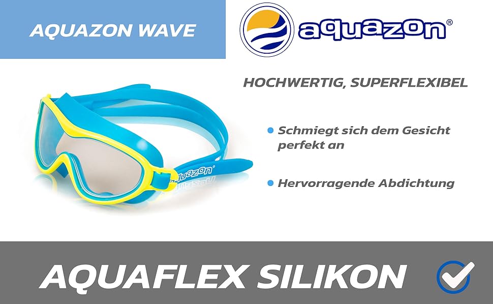 Окуляри Aquazon Wave - м'який силікон, коробка, 3-7 років