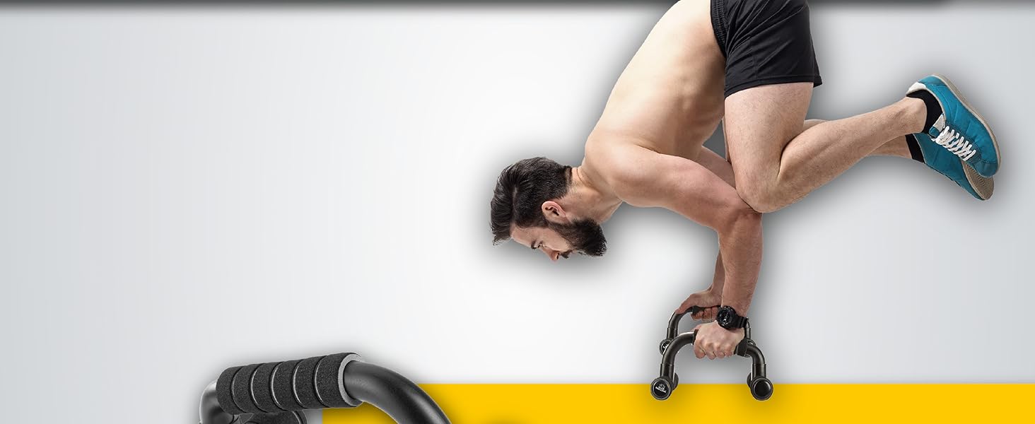 Ручки для віджимань Body & Mind® Push-Up: компактний тренажер для всього тіла, ефективне силове тренування