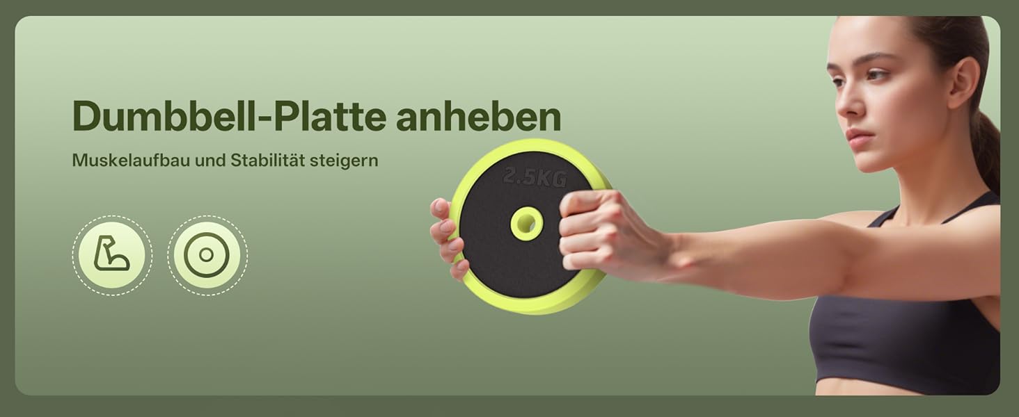 PASYOU Набір гантелей регульовані 20 кг 4 в 1: гантелі, гиря, гантелі з'єднувачем, штанга для домашніх тренувань (зелений)