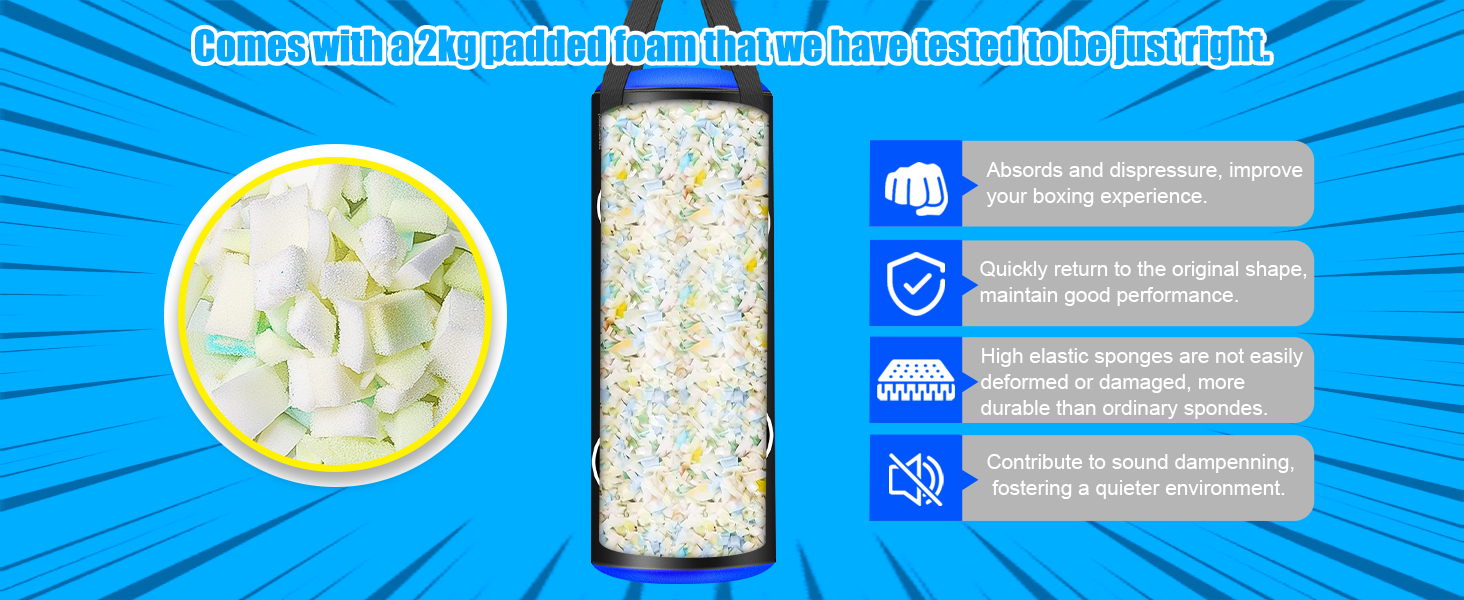 Боксерський мішок наповнений, підвісний комплект, 60 см, для дітей, мікрофібра, шкіра, важкий, для кікбоксингу, фітнесу, ММА, греплінгу, муай-тай