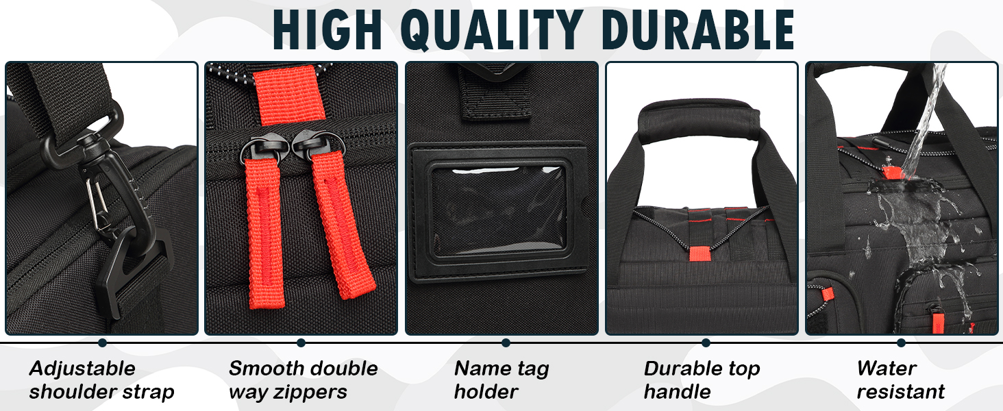 Спортивна сумка 50L для чоловіків 3-в-1 з відділенням для мокрого одягу та взуття, рюкзак, дорожня сумка, валіза ручної поклажі, для тренувань, залу, плавання, подорожей (чорний)