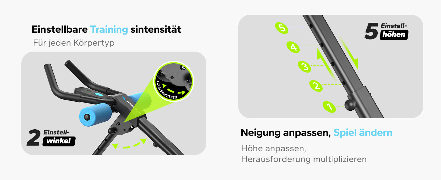 Тренування пресу MERACH для дому: багатофункціональний тренажер для всього тіла з LCD-монітором, чорний