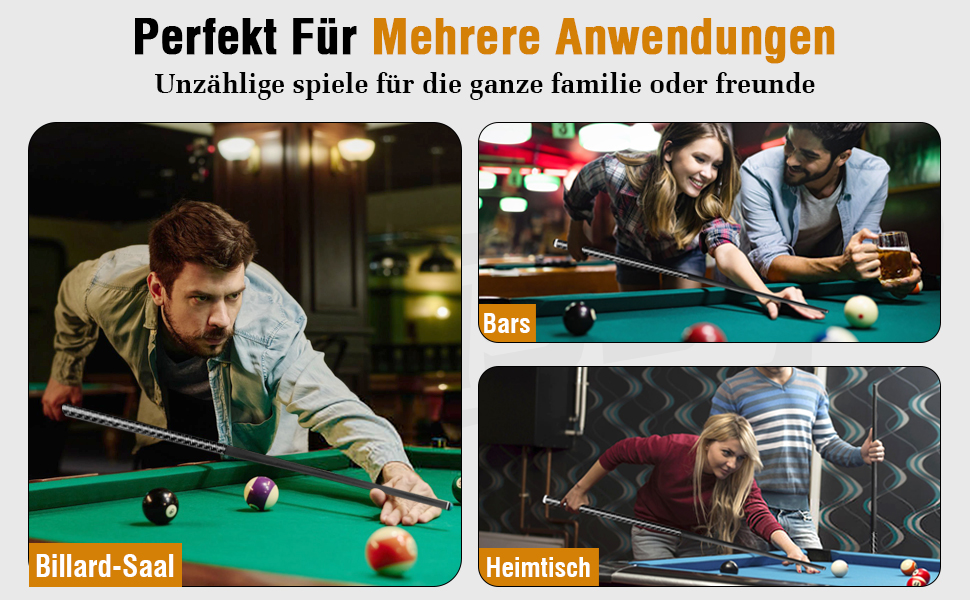 Більярдний кий з карбону, 58 дюймів, наконечник 12.5 мм, вага 20/21 унція, аксесуар для більярду C4706-200Z