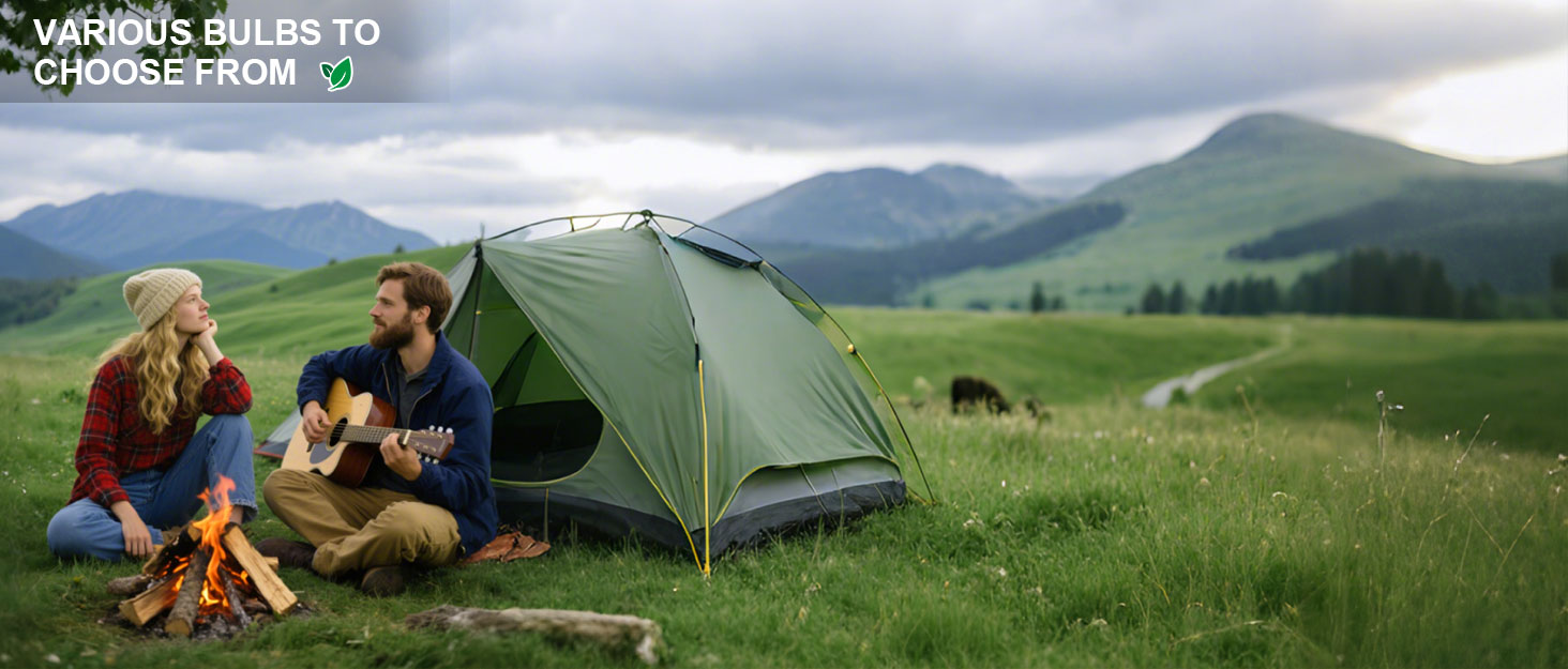 LED кемпінговий ліхтар на батарейках, портативна ультраяскрава лампа, складаний ліхтар для кемпінгу, набір для виживання, для походів, надзвичайні ситуації, 2 шт.