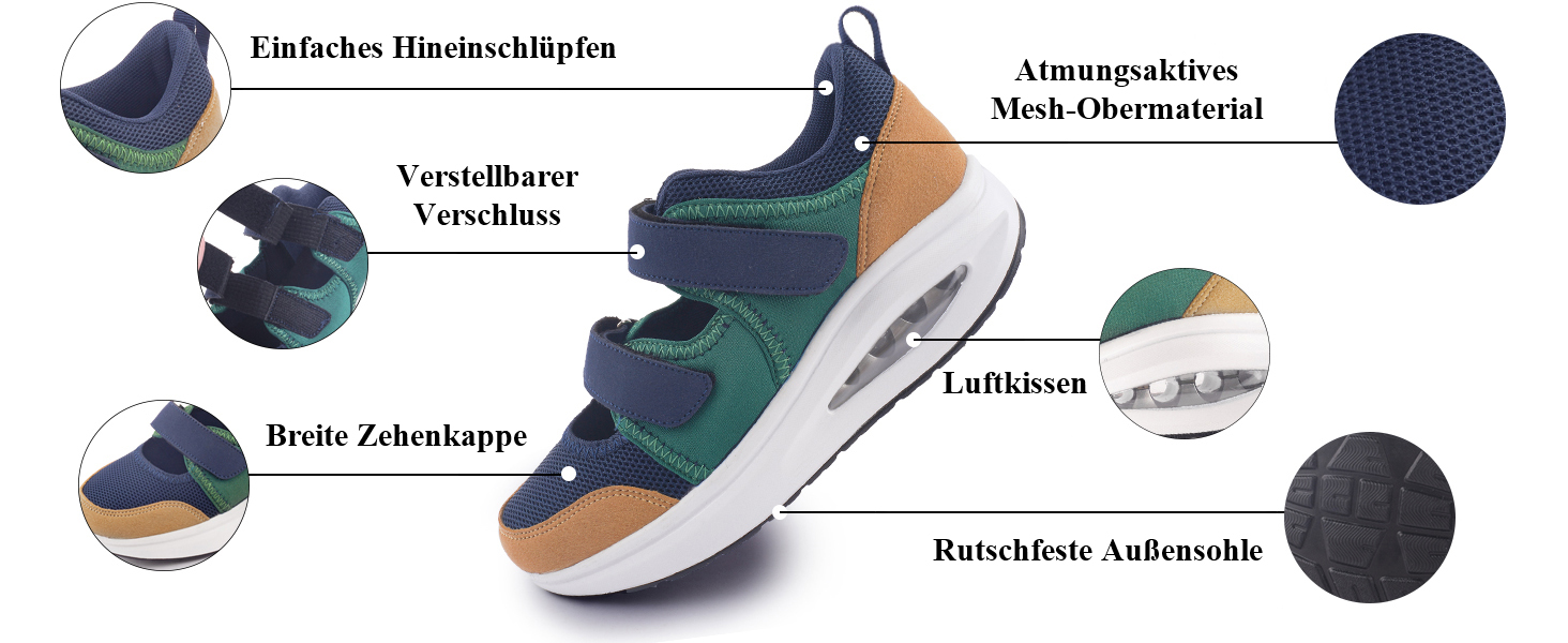 Жіночі кросівки Git-up для роботи: зручні, дихаючі, з антиковзкою підошвою, розмір 39