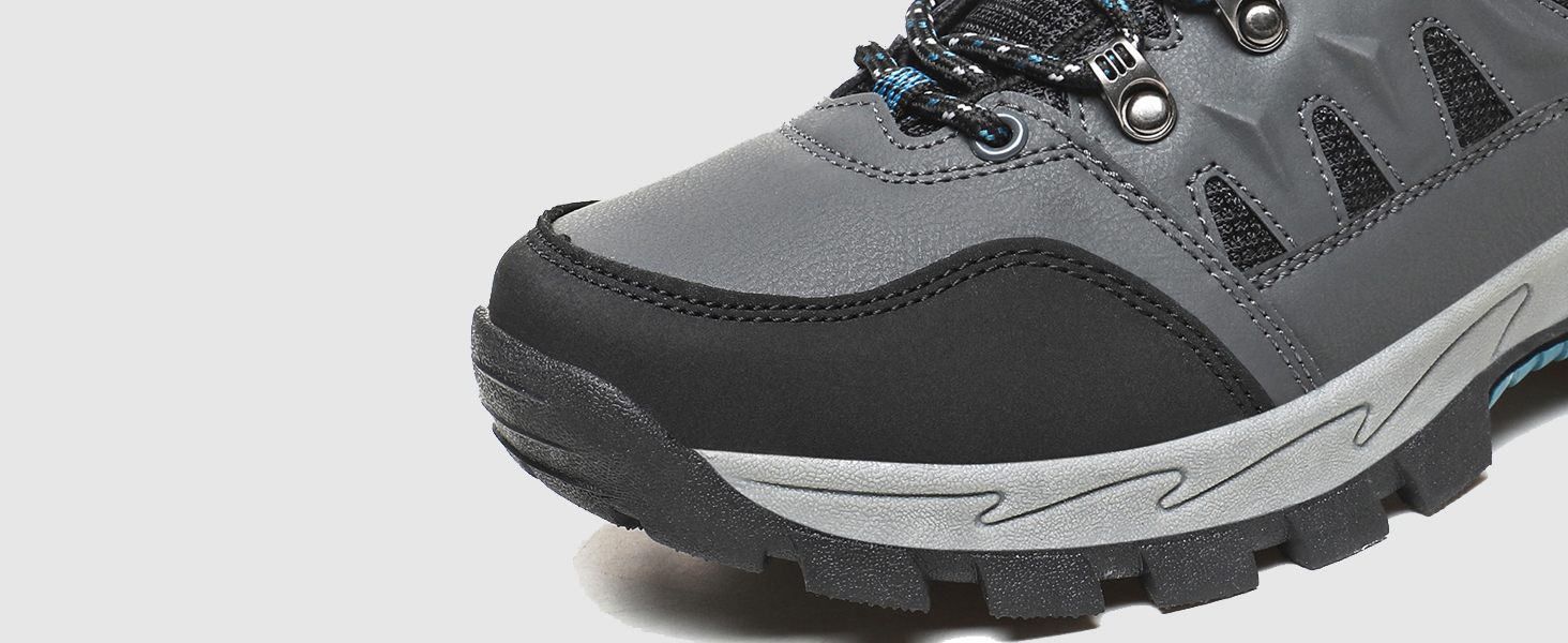 Чоловічі туристичні черевики для хайкінгу та трекінгу. Сірі, зручні, з антиковзкою підошвою. Хайкінгові черевики для жінок та чоловіків. 43 EU