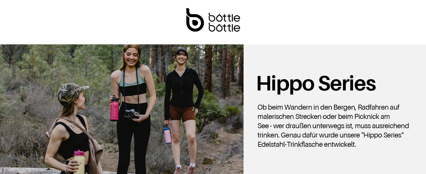 Фляга для води BOTTLE Edelstahl 473мл з трубочкою та відділенням для пігулок - BPA Free, для універу, школи, спорту, дитячого садка (сіра)