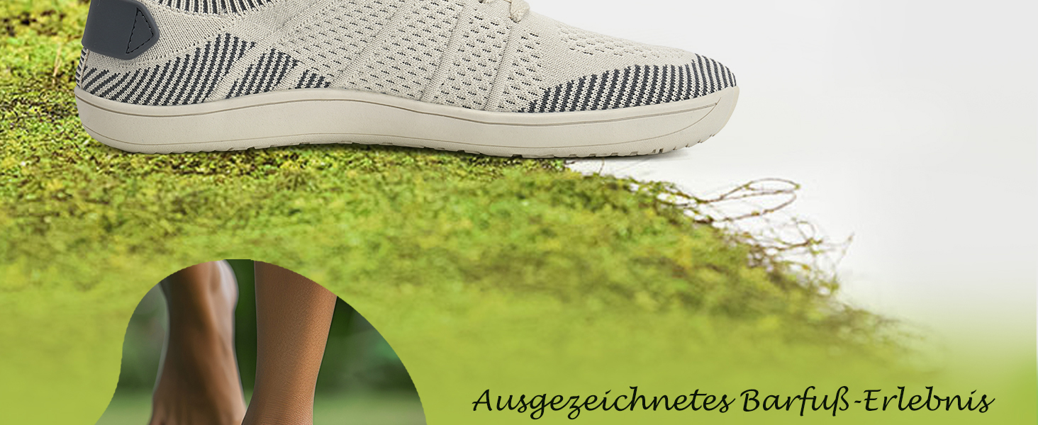 Легкі дихаючі кросівки IceUnicorn для широкої стопи: жіночі та чоловічі, zero-drop, для активного відпочинку, розмір 39 EU, колір 555beige