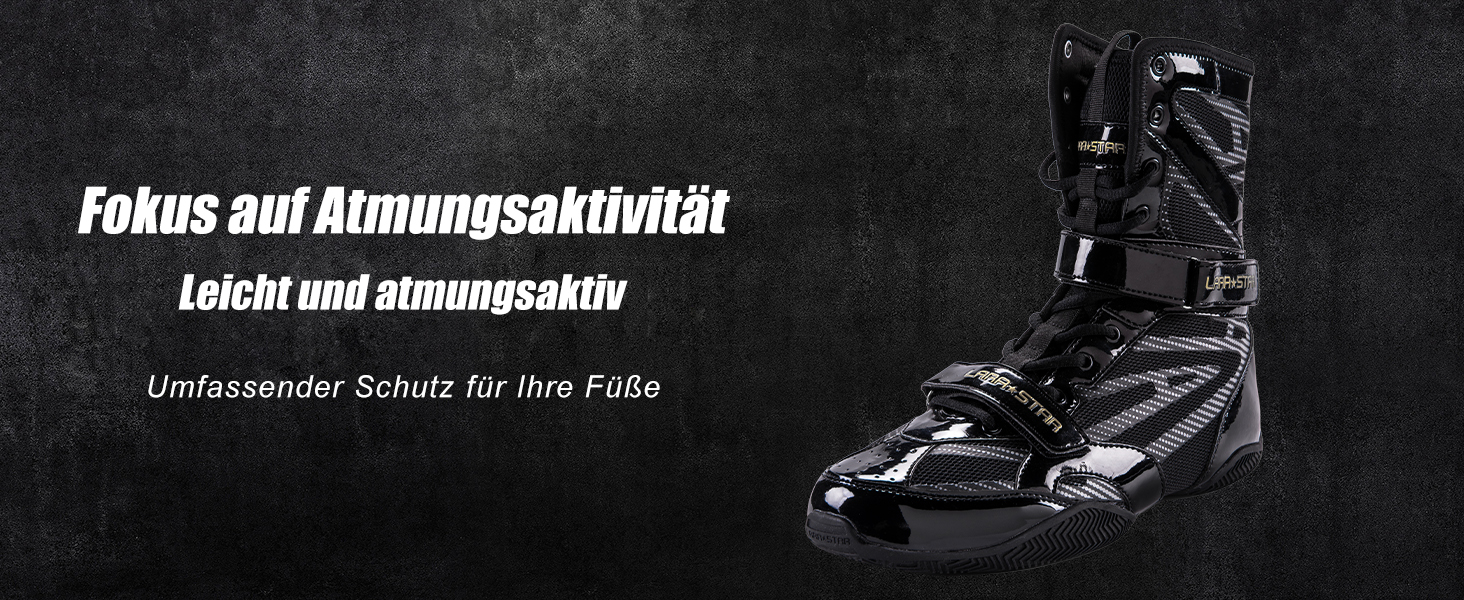 Боксівські кросівки для чоловіків та жінок, професійні боксівські кросівки, Муай Тай, бокс, боксерські черевики. Розмір 40 EU, колір Чорний горіх