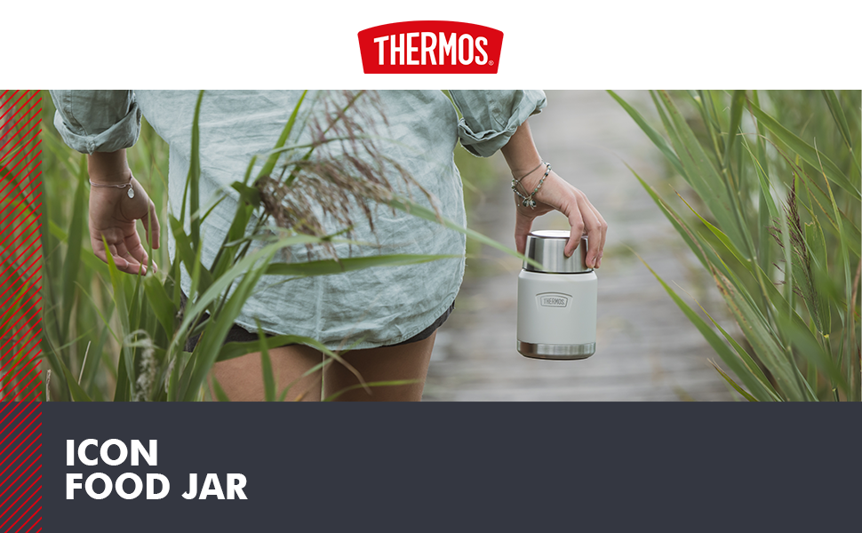Термос для їжі Thermos ICON, 0.47 л, матовий сливовий (Plum Mat) — зберігає тепло до 14 годин