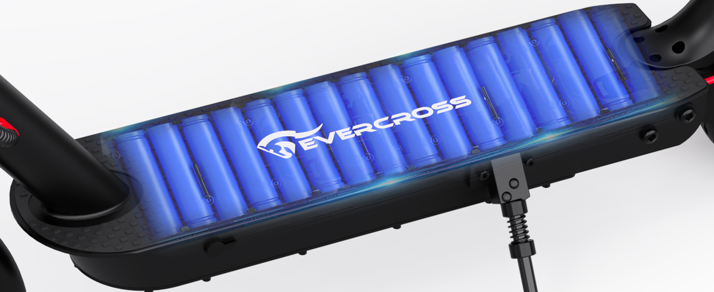 Електросамокат EVERCROSS EV85F, 400 Вт, 7.8 Ач, 15 кг, 120 кг макс, додаток