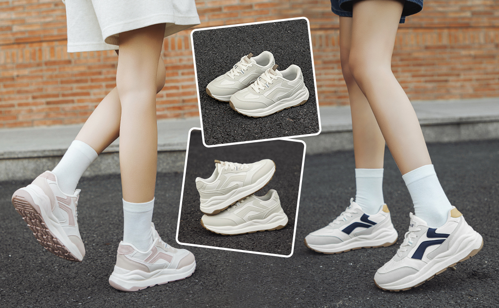 Жіночі трекінгові кросівки Tuopin Modische: дихаючі сітчасті кросівки на шнурівці, з антиковзкою підошвою, сірі та коричневі, розмір 37 EU