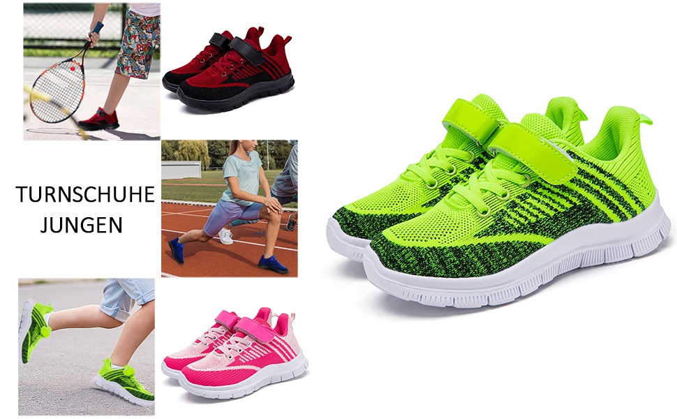 Дитячі спортивні кросівки для хлопчиків та дівчаток - універсальні, зручні, з підошвою з товстим шаром, антиковзаючі, на липучці, зелені, розмір 30 EU (2024)