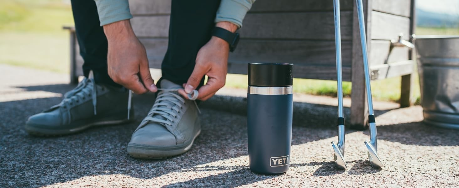 Термофляга YETI Rambler 16 oz (473 мл) з кришкою Commuter, нержавіюча сталь, Navy