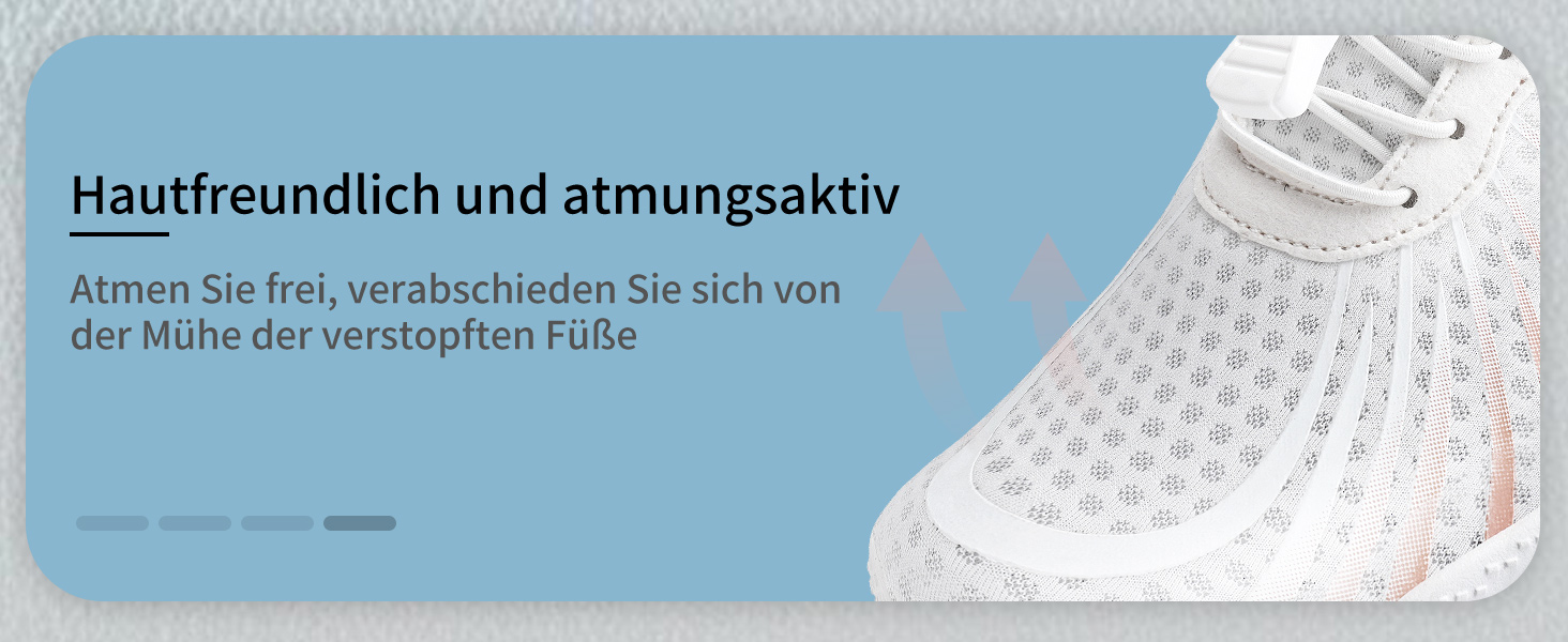 Водні шкарпетки WateLves: унісекс, для чоловіків та жінок, швидко сохнуть, з антиковзкою підошвою та широкою носовою коробкою. Білий, оранжевий, 39 EU