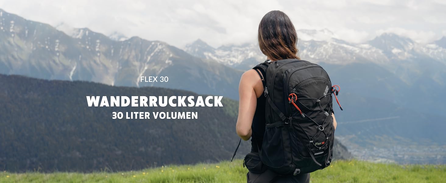 Рюкзак Terra Peak Flex 30L з вентиляцією, дощовиком і гідратацією