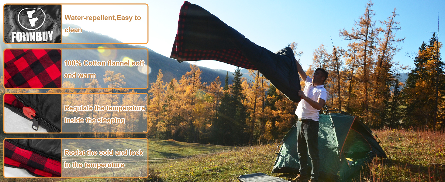 Спальний мішок фланелевий теплий 3-4 сезони XXL з бавовняним утеплювачем для дорослих, відпочинку на природі, риболовлі, кемпінгу, походів, легкий, для дому та вулиці, блакитний з 2lbs наповнювачем (червоний з 2lbs наповнювачем)