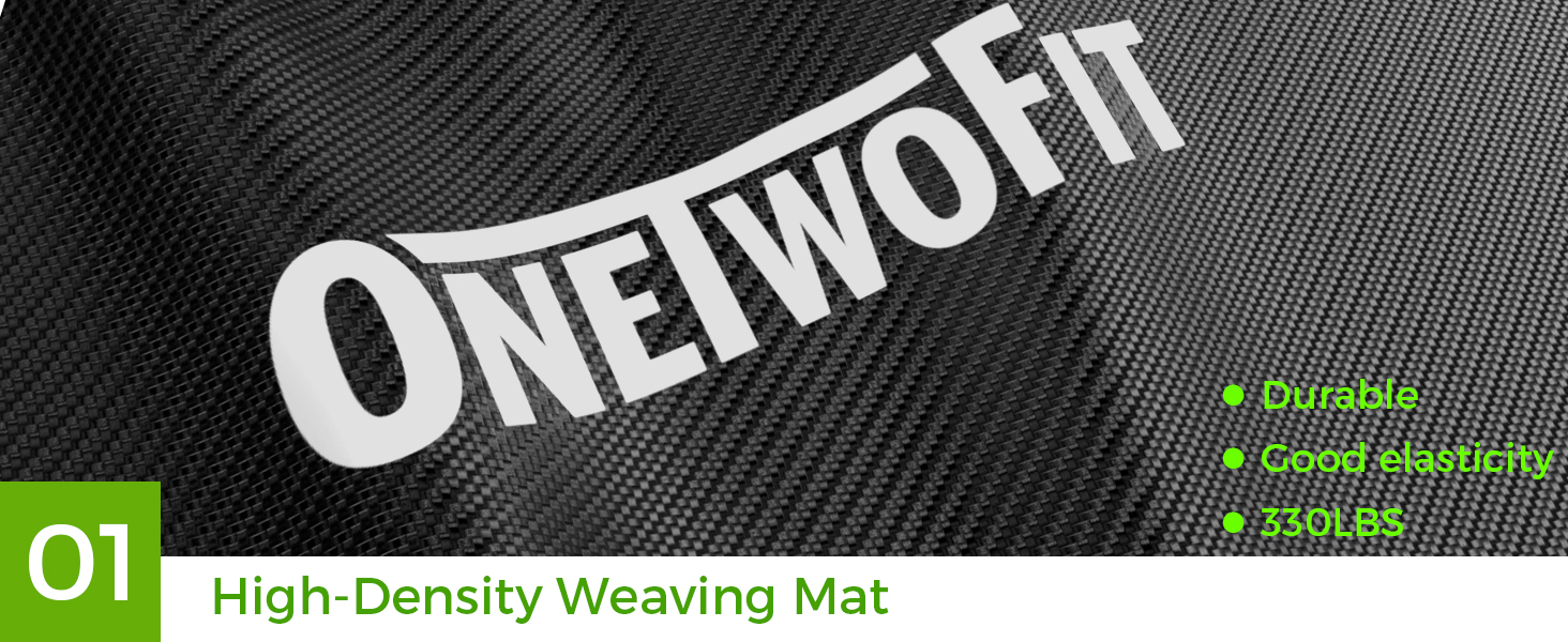 Трамплін ONETWOFIT складний для дорослих, 101 см, міні-фітнес, тихий, для дому