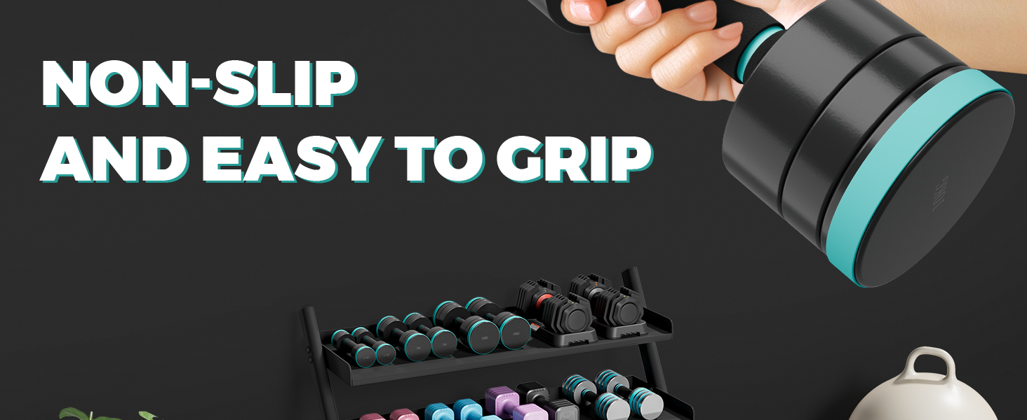 Набір гантелей Dripex, регульовані гантелі 2 шт. зі сталі, вага 2.5 кг x 2, 5 кг x 2, 10 кг x 2, короткі гантелі для дому (2 x 10 кг)