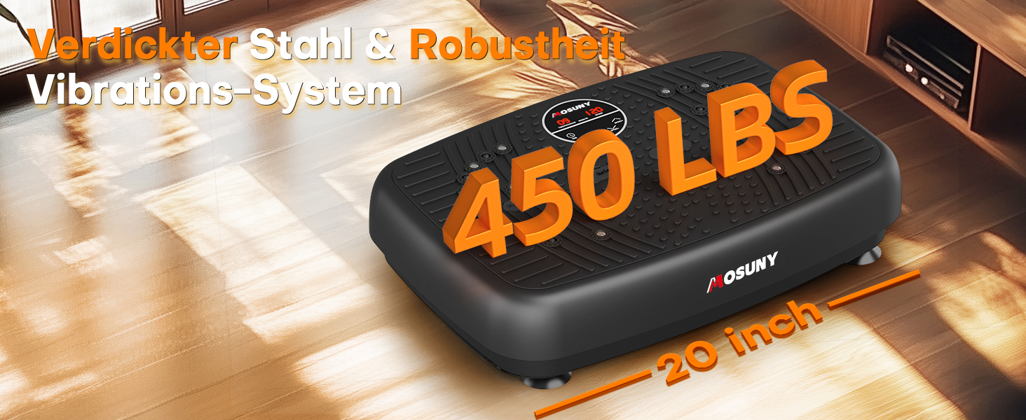 Вібраційна платформа MOSUNY з подвійним мотором для схуднення, тренувань всього тіла та нарощування м'язів - масажер, 450 LBS, для дому