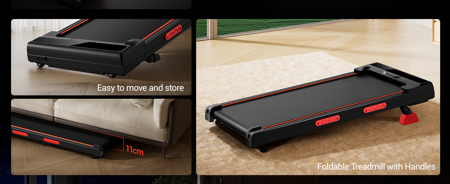 Walking Pad з нахилом 15% та швидкістю 10 км/год: компактний біговий тренажер для дому та офісу, LED-дисплей, пульт дистанційного керування, 2.5PS, максимальне навантаження 136 кг, тиха робота