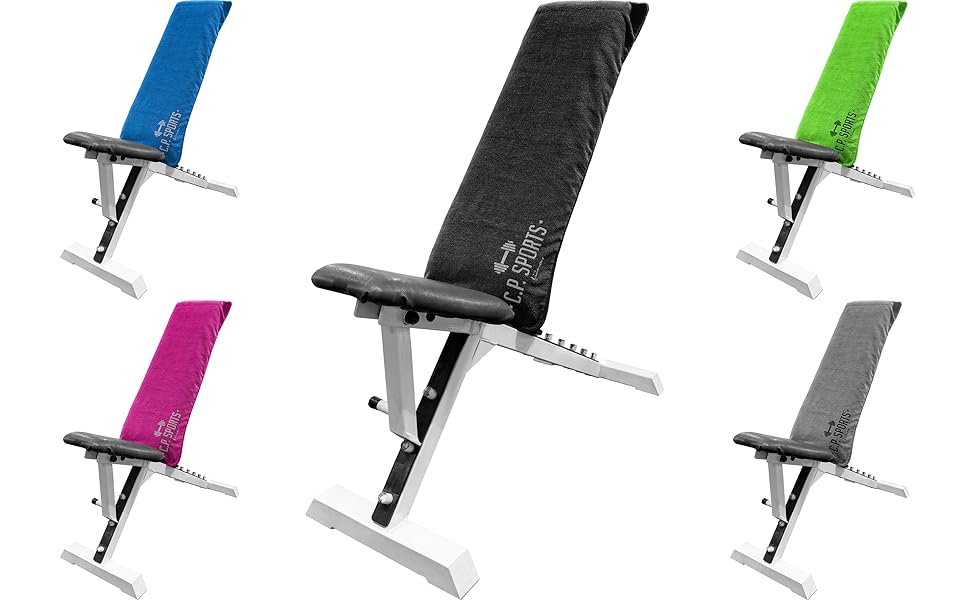 Рушник для фітнесу C.P. Sports: мікрофібра, фіксація, кишеня, для занять у спортзалі, тренувань, м'який, великий, для жінок та чоловіків, 5 кольорів