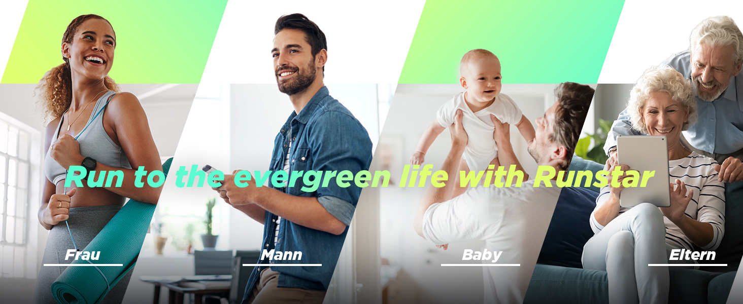 Вага RunSTAR для вимірювання жиру в тілі, електронна персональна вага з великим дисплеєм, аналізатор 13 показників, синхронізація з додатком - білий колір