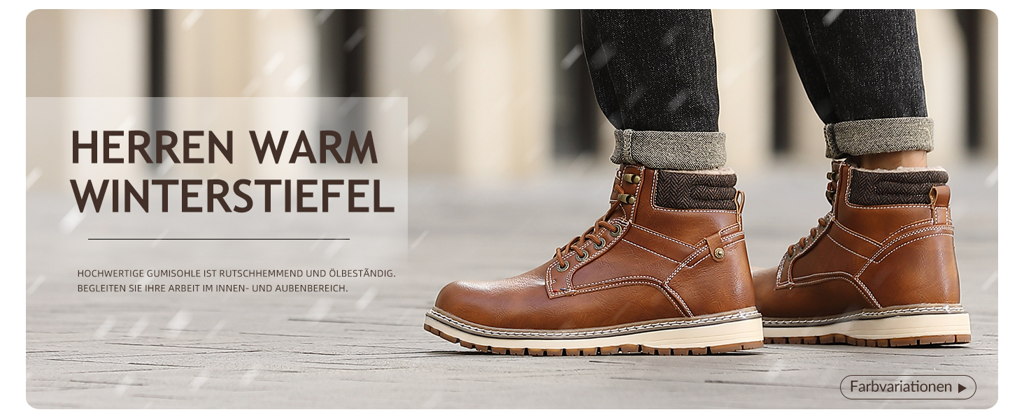 Чоловічі зимові черевики ANALEAF - теплі, непромокаючі, з антиковзаючою підошвою, для прогулянок та походів, зелені, 43 EU