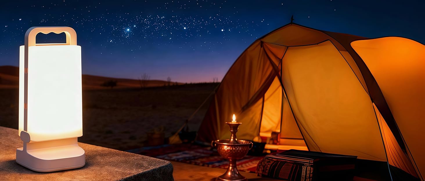 Сонячна кемпінгова лампа 48 LED з акумулятором 6000 mAh, регулювання яскравості, водонепроникна IPX4, для кемпінгу, риболовлі, надзвичайних ситуацій