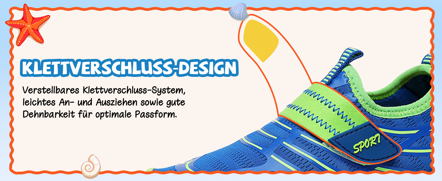 Дитячі аквашузи Hanani для хлопчиків та дівчаток. Легкі, швидковисихаючі, для плавання та відпочинку на пляжі. Розмір 34 EU, червоний колір